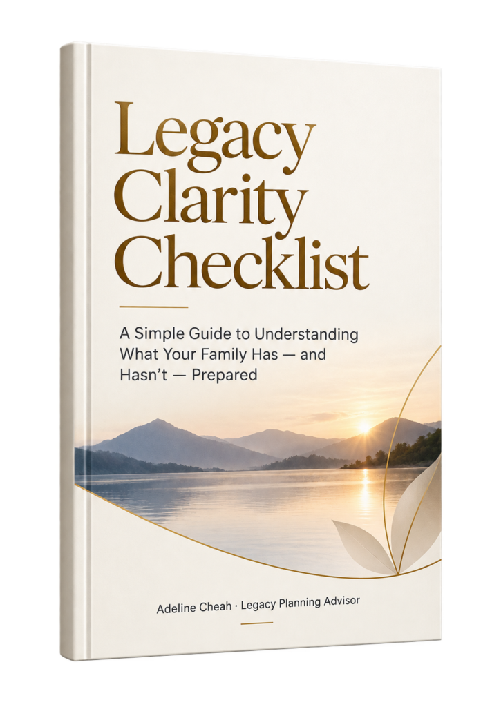Legacy Clarity Checklist by Adeline Cheah, Legacy Planning Advisor